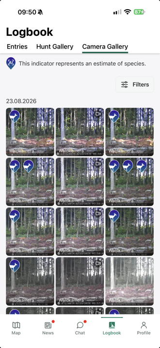 Wildlife image analysis with MyHunt AI